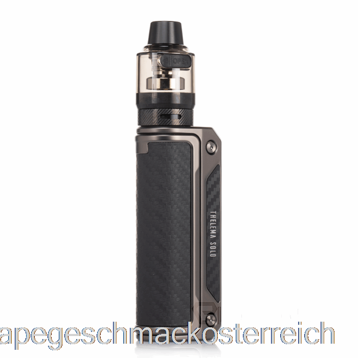 Lost Vape Thelema Solo 100 W Starterkit Gunmetal/Kohlefaser-Vape-Geschmack